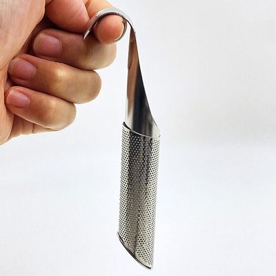 Acciaio inossidabile strato di spezie a manico lungo rete tubo infusore di tè per utensili da cucina