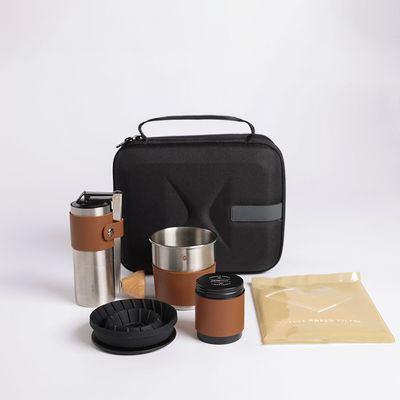 Conveniente e design europeo stile esterno portatile pieghevole manuale set macchine da caffè
