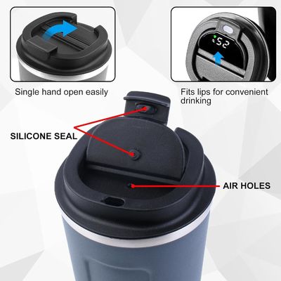 18/8 Tazza in acciaio inossidabile con isolamento a vuoto a doppia parete