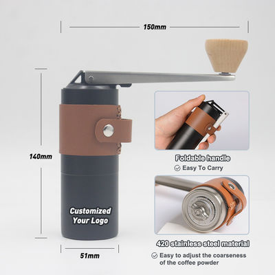 Conveniente e design europeo stile esterno portatile pieghevole manuale set macchine da caffè
