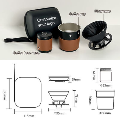 Conveniente e design europeo stile esterno portatile pieghevole manuale set macchine da caffè