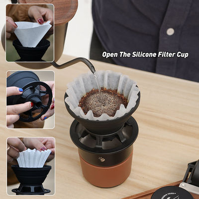Conveniente e design europeo stile esterno portatile pieghevole manuale set macchine da caffè
