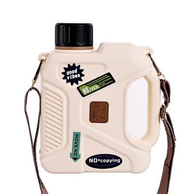 Bottina d'acqua di plastica con cinghia Grande capacità 1200ml 1600ml Bere direttamente