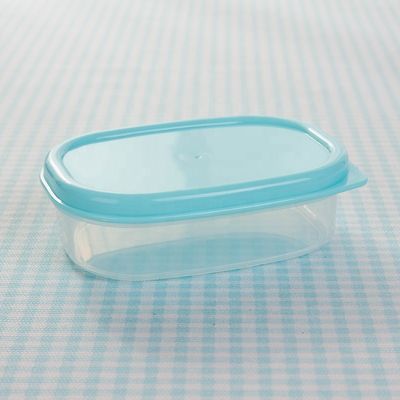 Soluzione per lo stoccaggio degli alimenti Organizzatore frigorifero in plastica trasparente rettangolare e privo di BPA