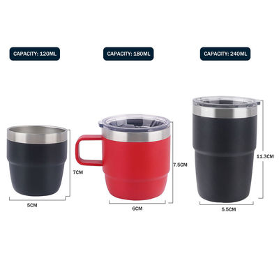 Tazze di caffè in acciaio inossidabile 304