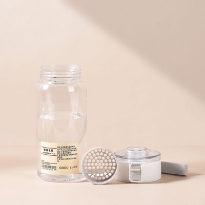 Applicabile Persone Adulti Bottiglia d'acqua di plastica trasparente con materiale personalizzato