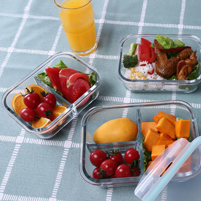 Contenitori per la preparazione del pasto in vetro ermetico per adulti