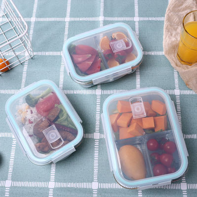 Contenitori per la preparazione del pasto in vetro ermetico per adulti