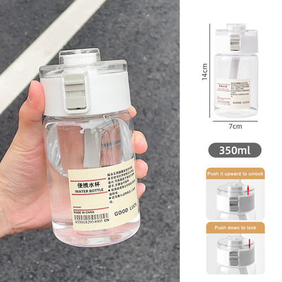 Applicabile Persone Adulti Bottiglia d'acqua di plastica trasparente con materiale personalizzato