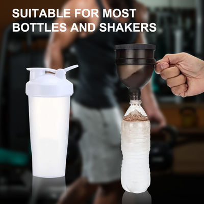 Alimenti 4 OZ/120Ml Protein Powder Funnel con Portable Keychain e Comodo Dispenser