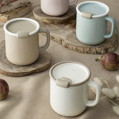 Tazze da caffè Tavola da tavolo Tazza da tè Regalo di compleanno 420ml con copertura di conservazione del calore