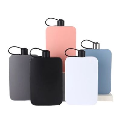 Attività all' aperto in stile americano 500ml Notebook in acciaio inossidabile Flaschetta per fianco con logo personalizzato