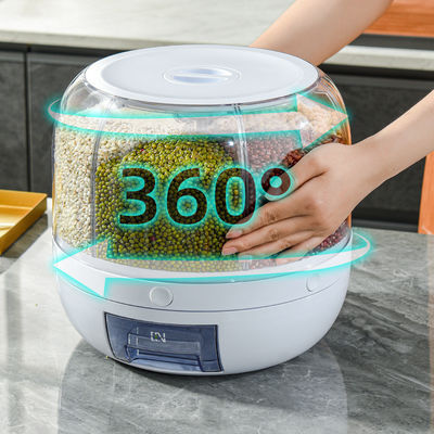 Dispenser alimentare a 6 griglie a prova di umidità con scatola di riso con logo personalizzato