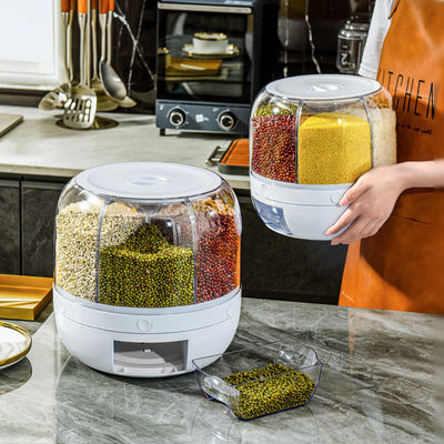 Dispenser alimentare a 6 griglie a prova di umidità con scatola di riso con logo personalizzato