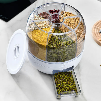 Dispenser alimentare a 6 griglie a prova di umidità con scatola di riso con logo personalizzato