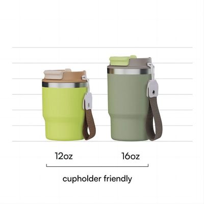 Acciaio inossidabile 16oz Tumbler con tazza di caffè a vuoto isolato BPA-free Capo personalizzato