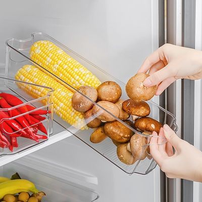 Contenitore da cucina in plastica quadrata per frigorifero Organizzatore cassettiere