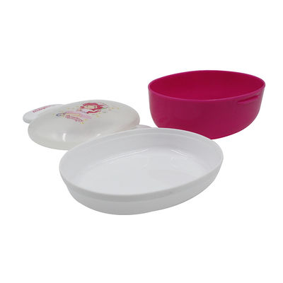 Scatola di plastica Bento Scatola di pranzo con serratura per bambini riscaldamento caratteristica stile Europa