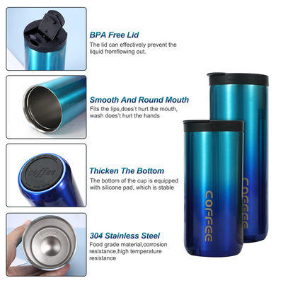 Regali d'affari 550ml Acciaio inossidabile Tazza di viaggio con tappo impermeabile