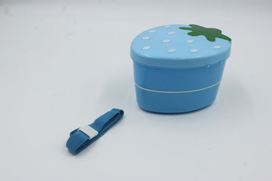 Contenitore alimentare a forma di fragola per bambini 15x12x8.7cm confezione customizzata a prova di perdita
