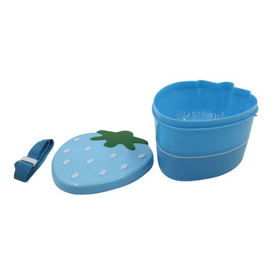Contenitore alimentare a forma di fragola per bambini 15x12x8.7cm confezione customizzata a prova di perdita