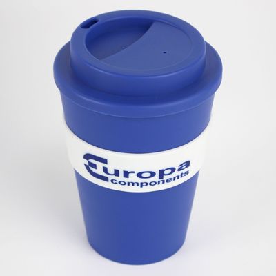 12 oz 350 ml PP Silicone Cover Fibra di Bambù Tazza di Caffè Riutilizzabile Con Capo Un Ideale Giveaway Item