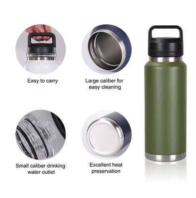 Adulti 18 oz 26 oz 36 oz Isolata bottiglia d'acqua a doppia parete in acciaio inossidabile palestra sport bottiglia da bere