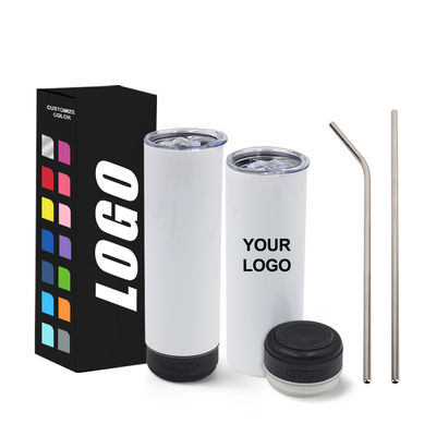20oz Capacità altoparlante musicale Tumbler design in stile americano con luce LED staccabile