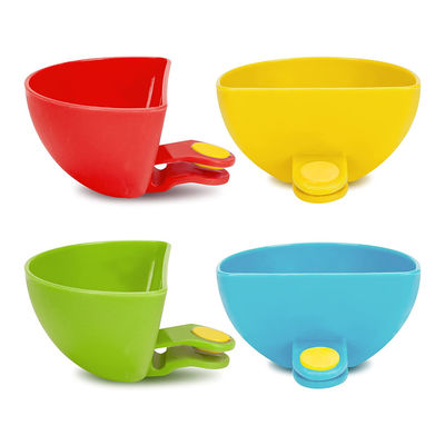 10g Aceto di Tomato Clip di Dip Condimento piatto di plastica Clip di Dip Bowl per portapiatti
