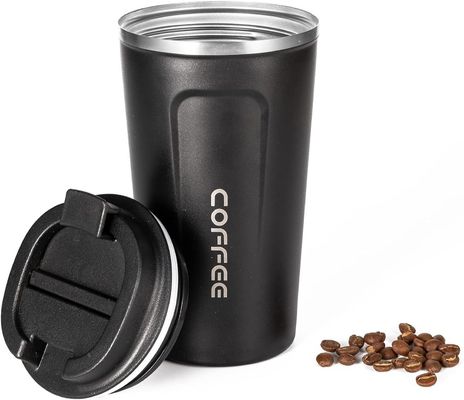 Tazza da viaggio in acciaio inossidabile da 510 ml, aspirapolvere per gocce di caffè isolato