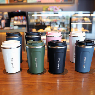 Tazza da viaggio in acciaio inossidabile da 510 ml, aspirapolvere per gocce di caffè isolato