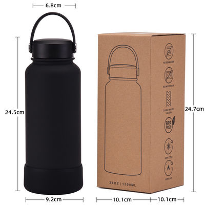 Classico design bottiglia d'acqua in acciaio inox a doppia parete per l' ecologia