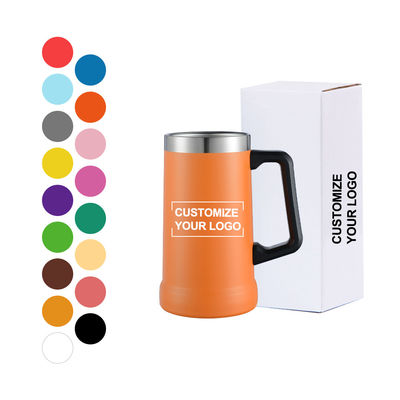 350g Doppia parete Isolamento al vuoto Tazza da birra in acciaio inossidabile 16oz 24oz Tazze per bevande