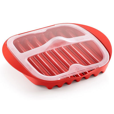 28*25*5cm Materiale PP di qualità alimentare per uso personale Forno a microonde con coperchio accetta logo personalizzato