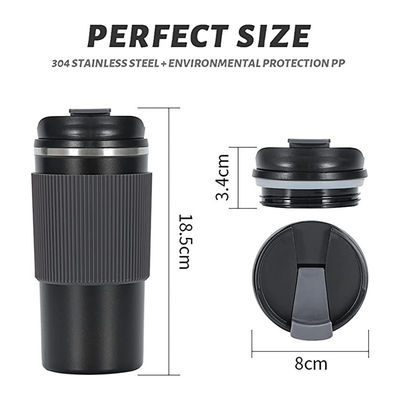 Disegno contemporaneo Coppie in acciaio inossidabile a doppia parete di 450 ml