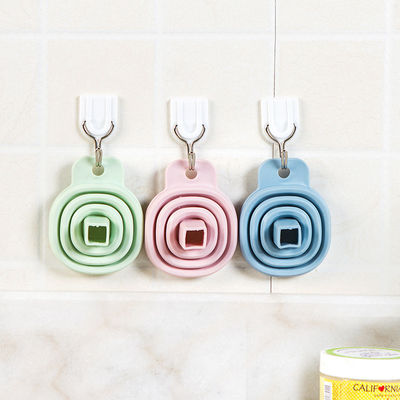 Materiale alimentare Cucina Mini silicone morbido retrattile Funnel pieghevole