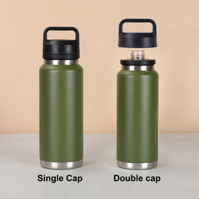 Acciaio inossidabile bottiglia d'acqua 26oz grande capacità 36oz doppia parete portabile 18oz bottiglie