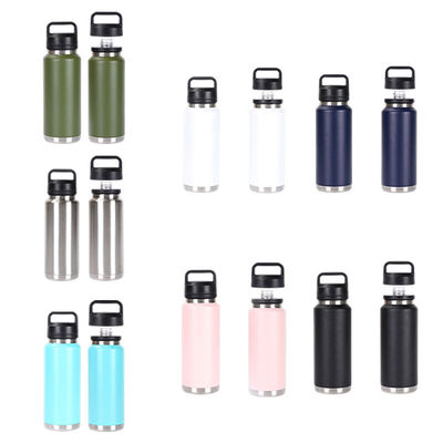 Acciaio inossidabile bottiglia d'acqua 26oz grande capacità 36oz doppia parete portabile 18oz bottiglie