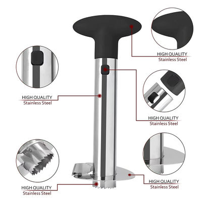 Acciaio inossidabile 304 Ananas Corer Slicer Fast Kitchen Gadget per la facile rimozione del nucleo