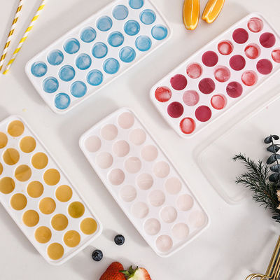 Confezioni di ghiaccio impilabili con coperchio rimovibile resistente ai versamenti, senza BPA e in silicone