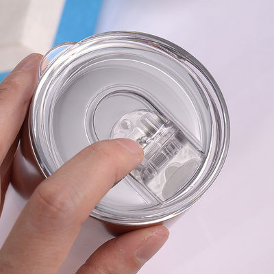 20OZ Capacità Acciaio inossidabile Slimny Tumbler con coperchio scorrevole e paglia Top scelta
