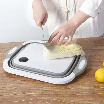 Dispositivo personalizzato per lavare e drenare verdure frutta tavola di taglio pieghevole