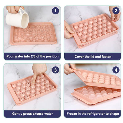 Confezionato BPA-Free Circolo Ice Tray per Freezer Piccolo Rotondo Ice Cube Trays Rotondo Sfera