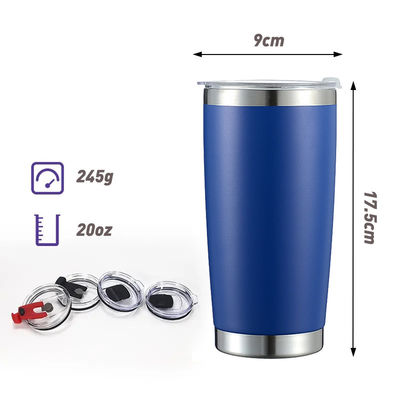 Occasione di viaggio 20oz Caffettiere isolante con doppia parete in acciaio inossidabile personalizzato