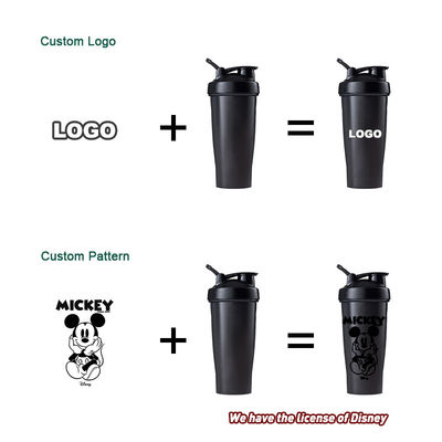 PP Food Grade Lid BPA Free Protein Shake Bottle Stile di design contemporaneo per allenamento
