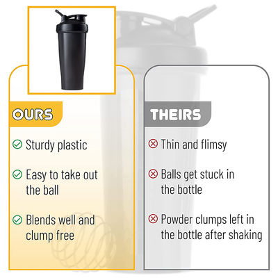 PP Food Grade Lid BPA Free Protein Shake Bottle Stile di design contemporaneo per allenamento