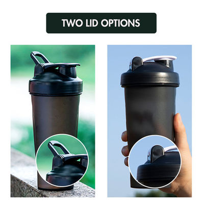 PP Food Grade Lid BPA Free Protein Shake Bottle Stile di design contemporaneo per allenamento