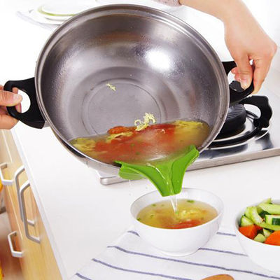 Prodotti da cucina Pottino anti-sparsa in silicone con deflettore di bordo rotondo 20g