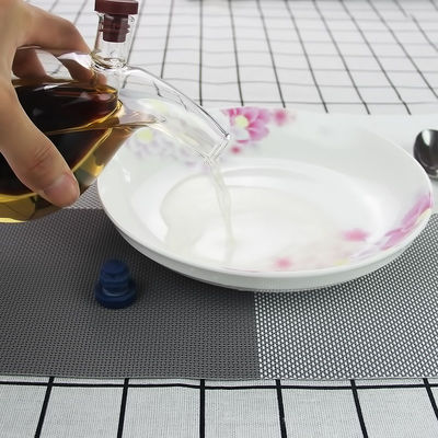 Convenient Glass 2 in 1 Separator Oil Water Sauce Pot per cucina 350ml 100ml Capacità