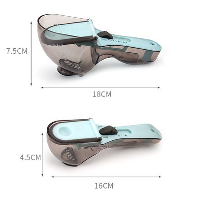 Cucchiaio di misura digitale regolabile in materiale PP con coppa di misura in plastica a scala 18*7,5CM